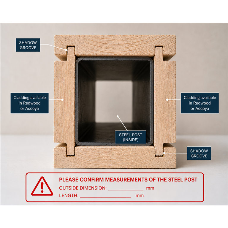 Shad clad the solution for steel clad