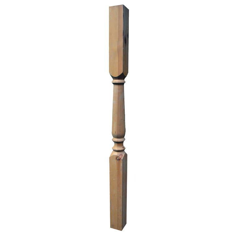 Timber turned post-1500mm high-F-TP-3