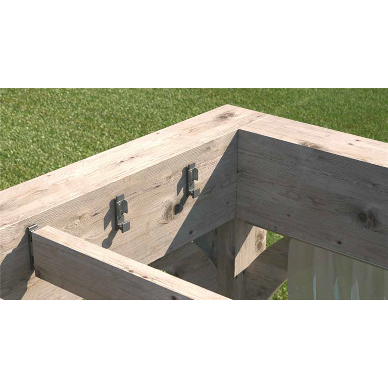 CLIK concealed hook timber to timber connector Canopy Products UK