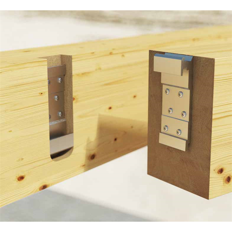 CLIK concealed hook timber to timber connector Canopy Products UK