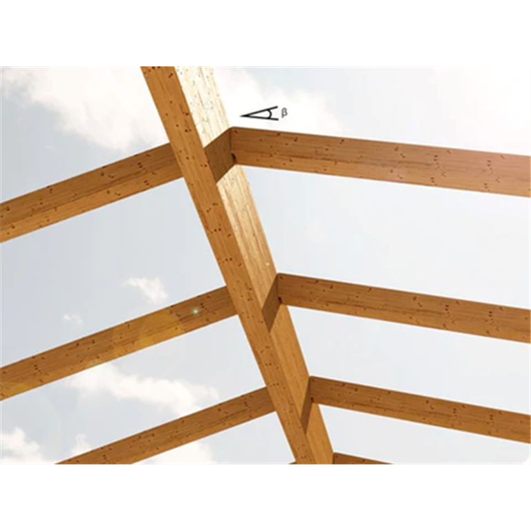 Roof rafter connector canopy products