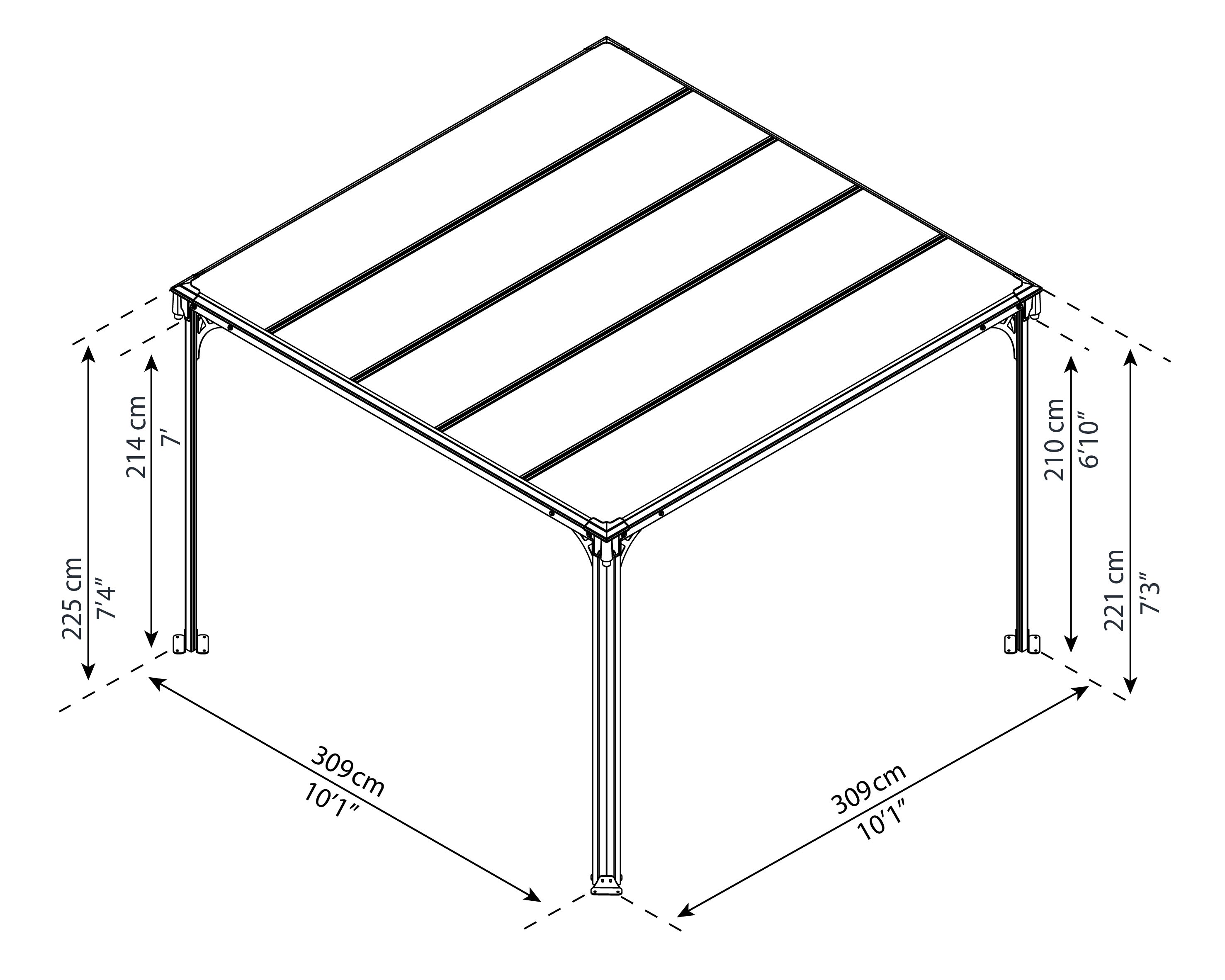 Measurements 3000 Gazebo