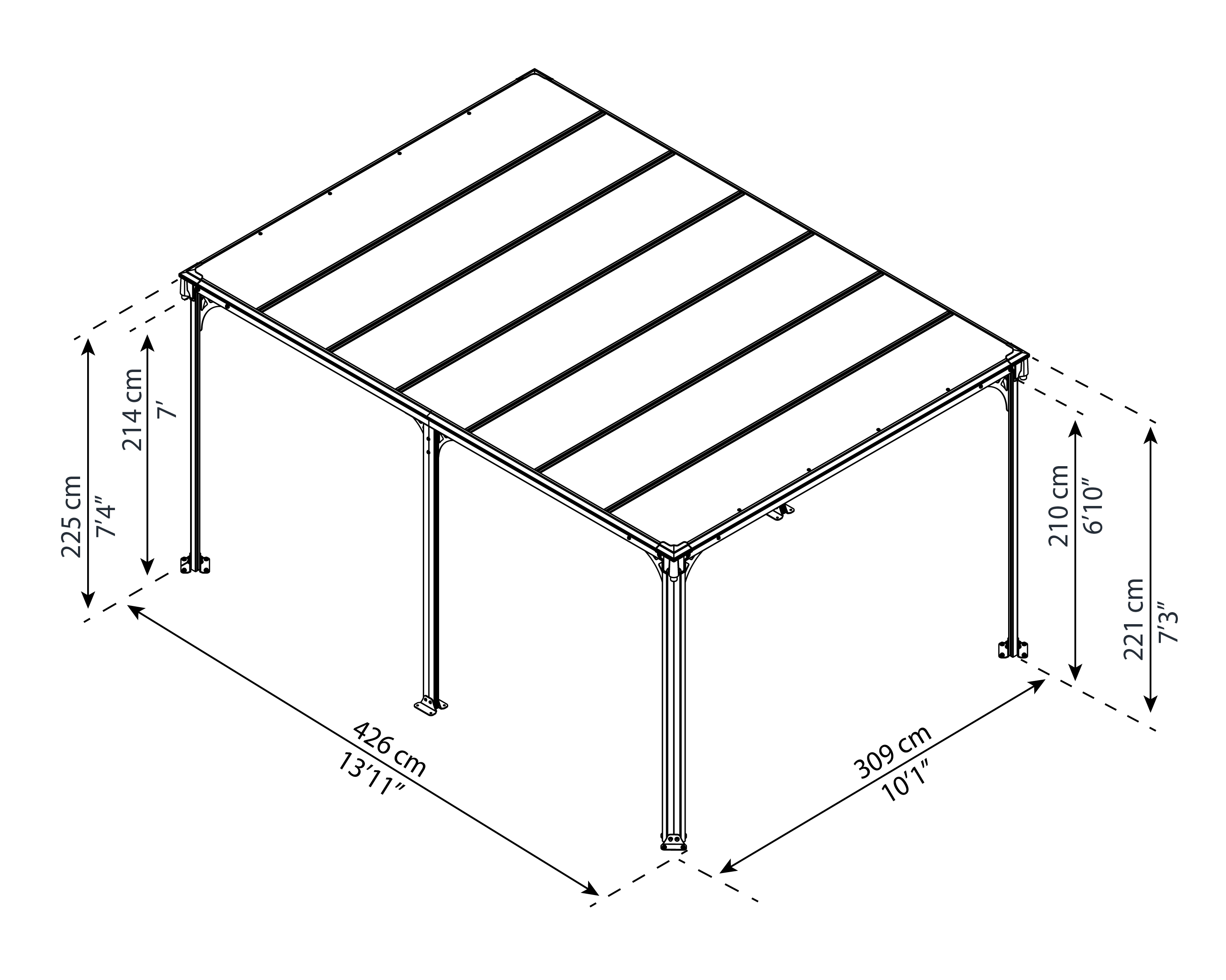 Measurements 4300 Gazebo