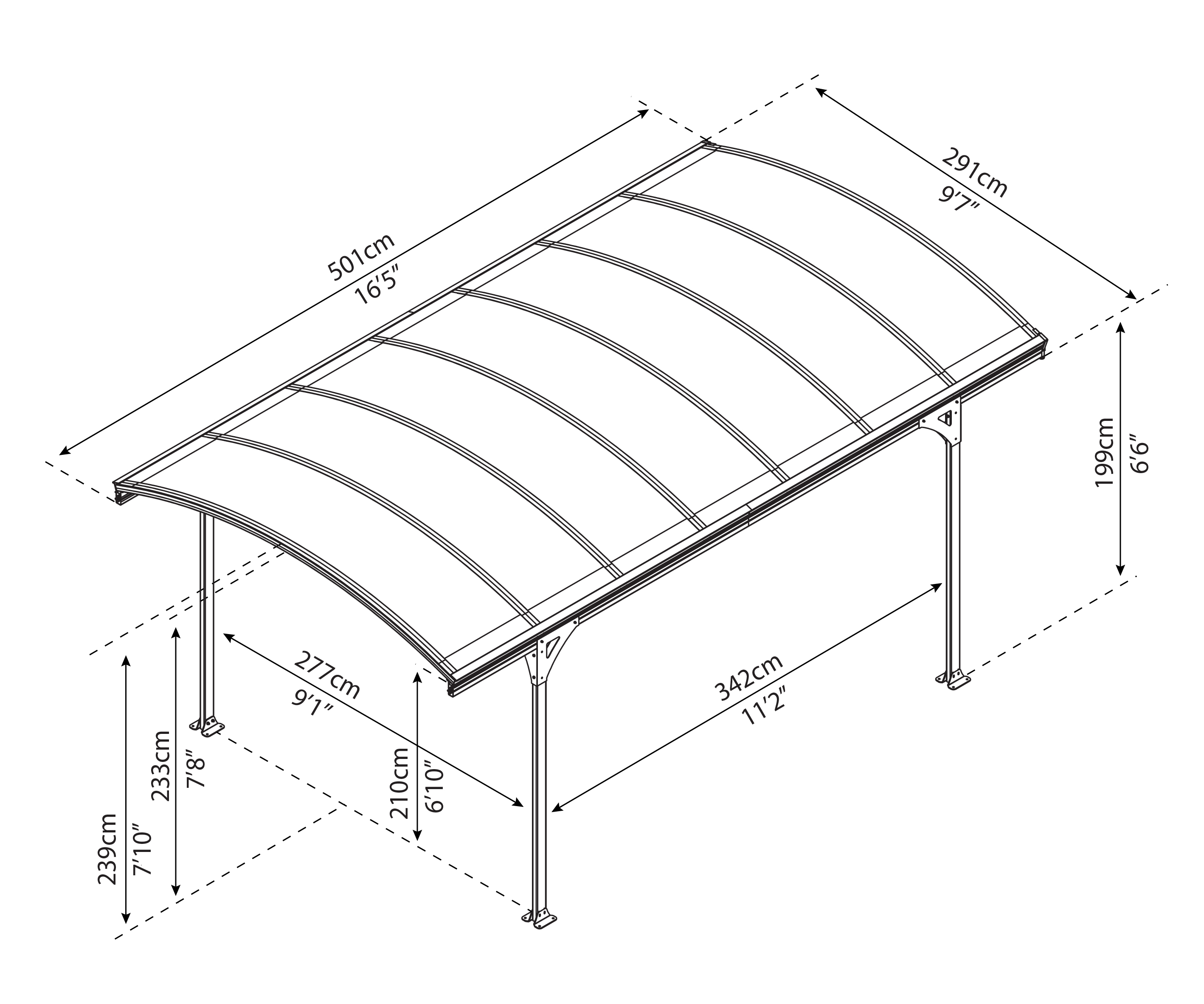 Vitoria car port by Blackwood outdoor