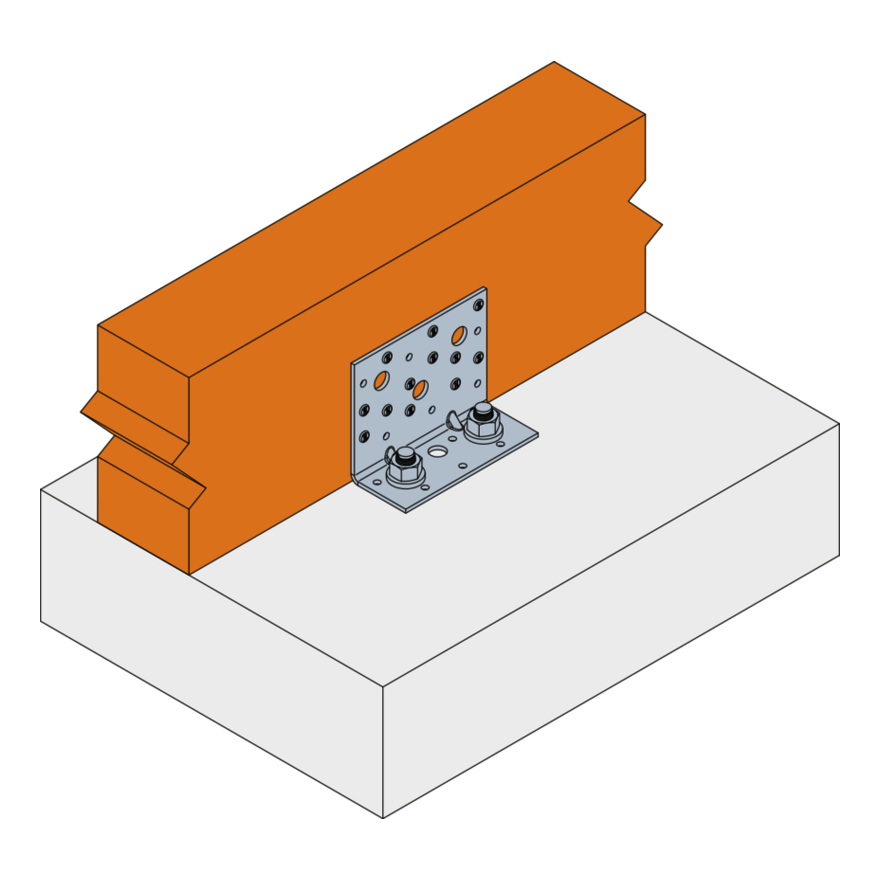 Simpson AE116 bracket_connector