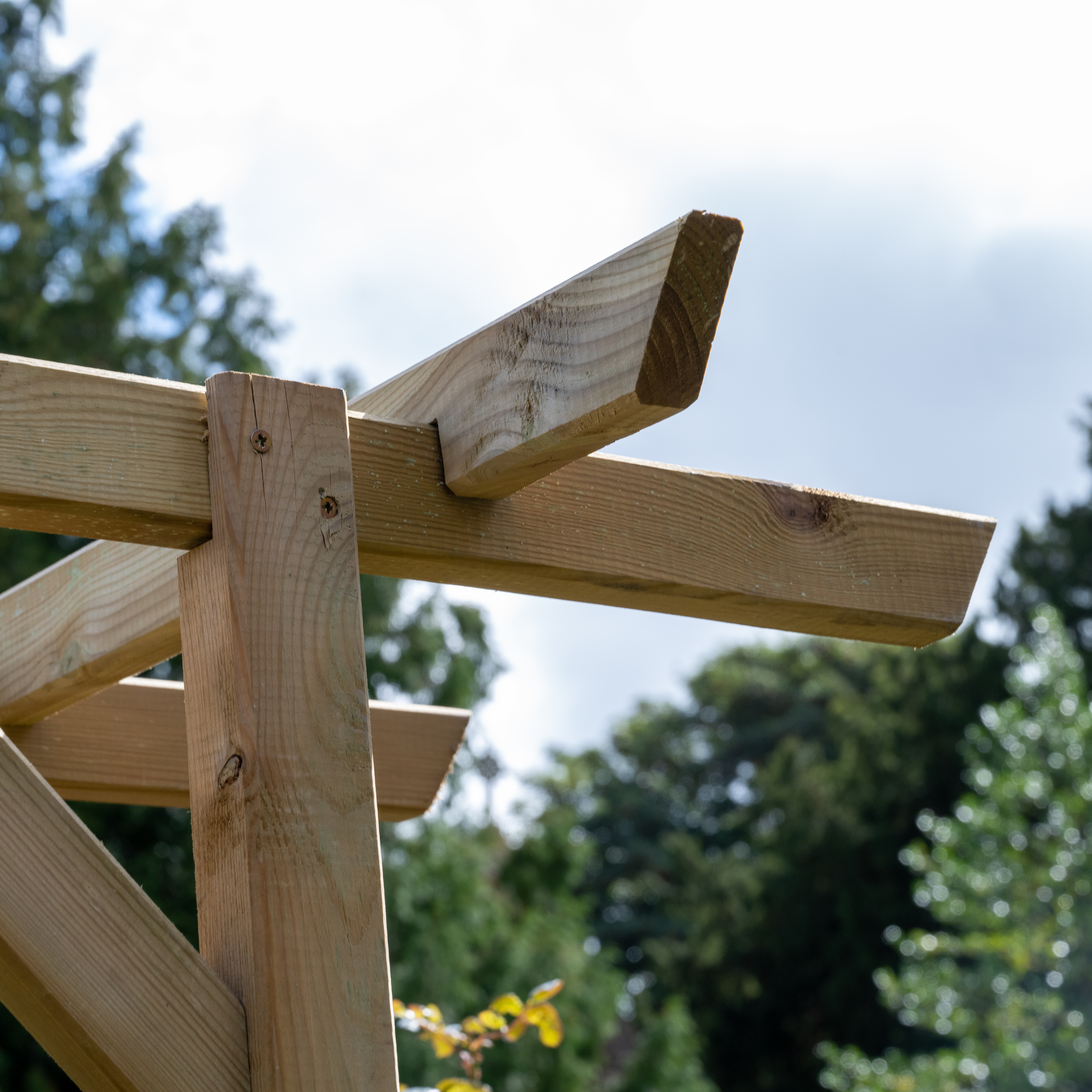 classic flat top arch outdoor