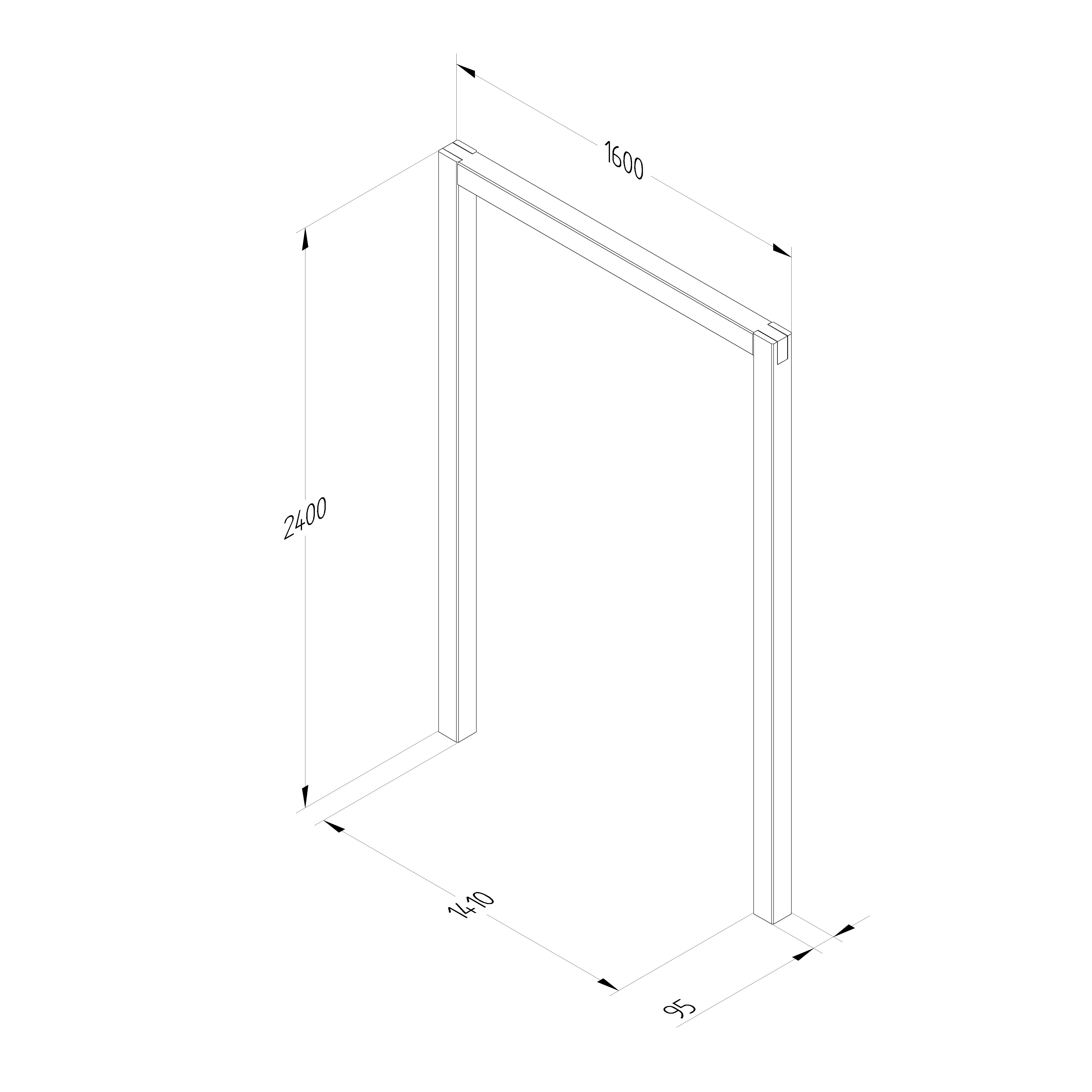 Sleeper Arch Set measurements