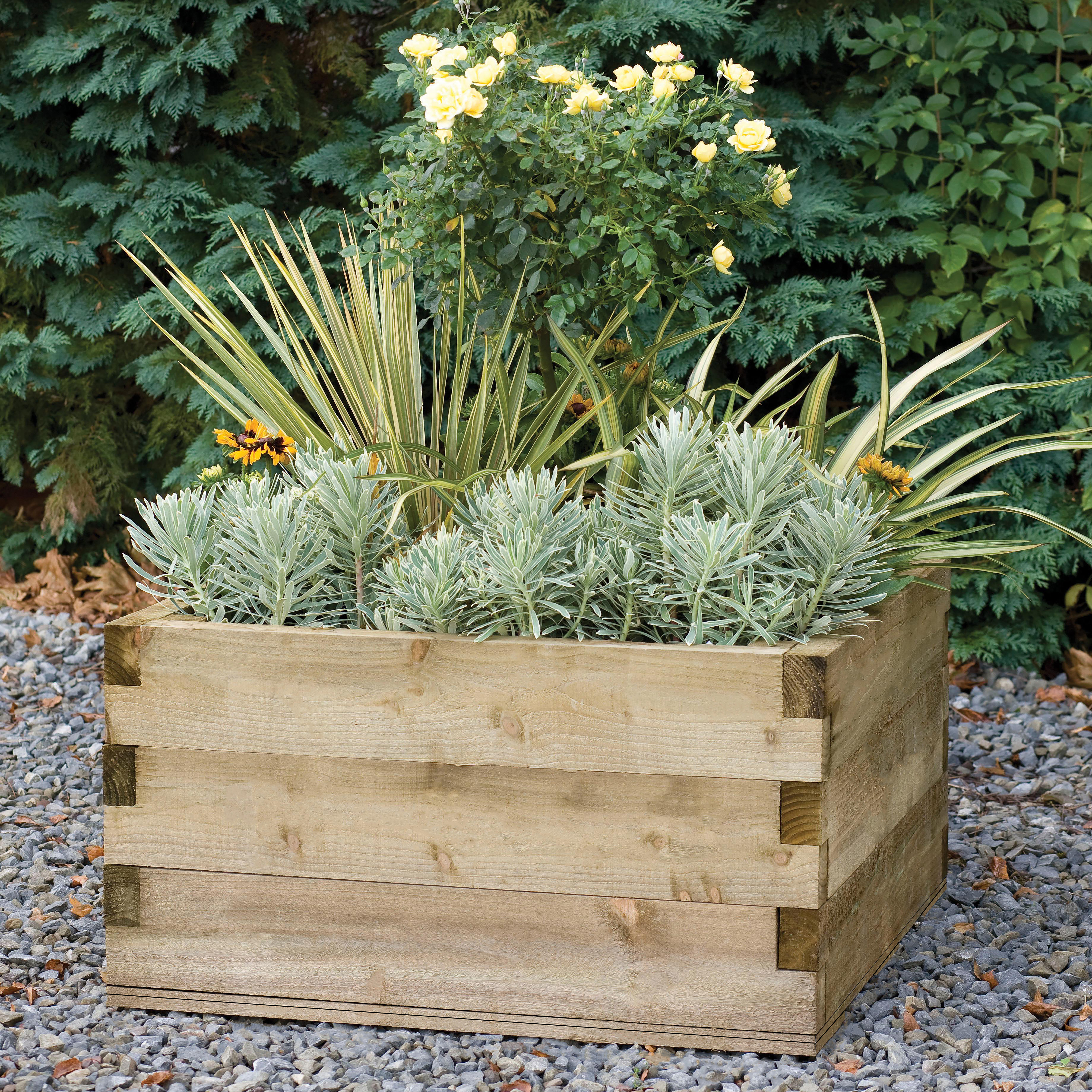 Caledonian Square Raised Bed by outdoor living