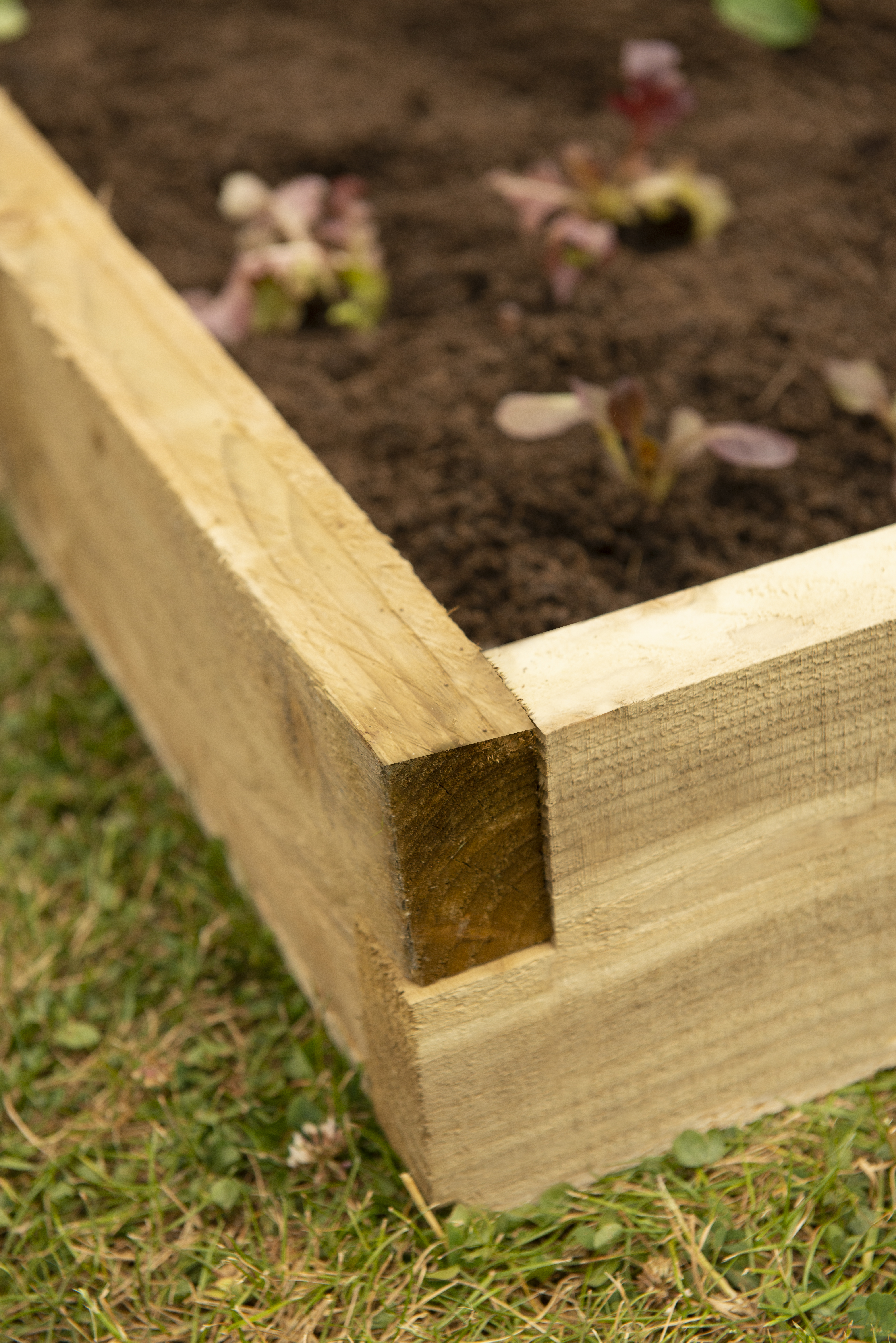 Caledonian by Forest Garden Compact raised Bed 90 x 90