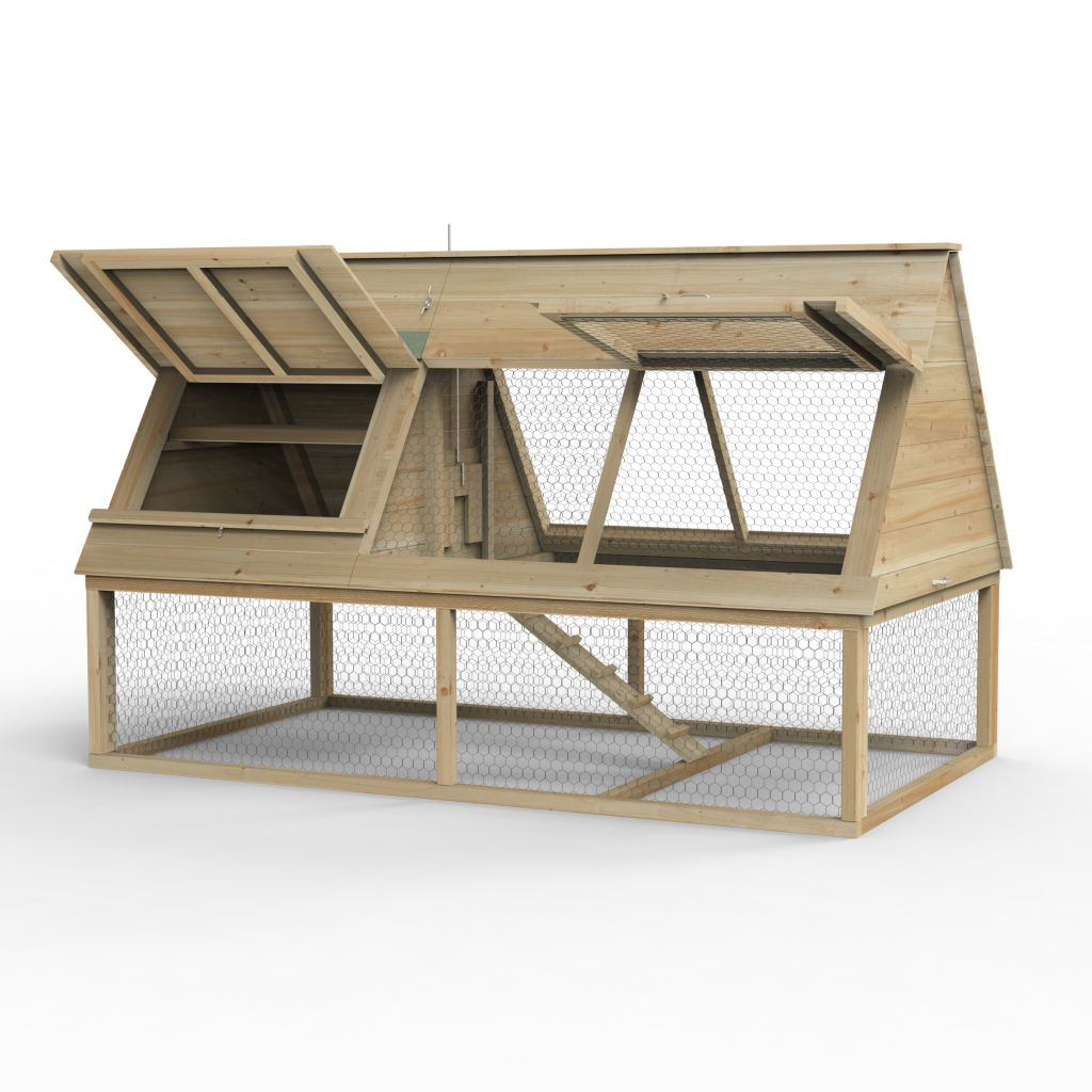 Blackwood outdoor chicken home