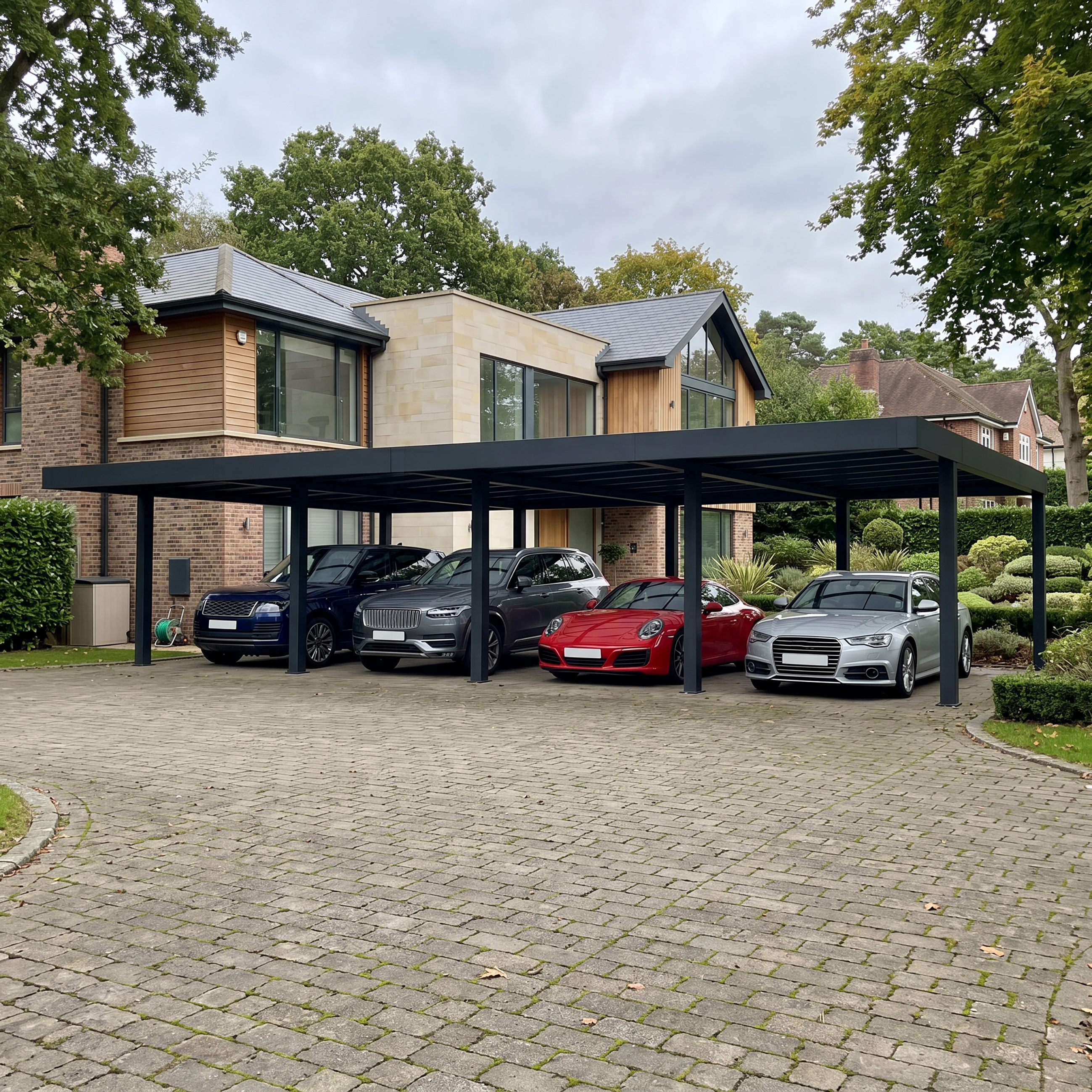 oslo carport blackwood outdoor