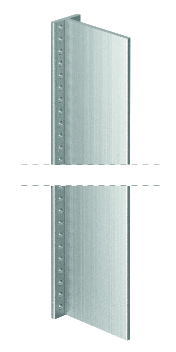 Alumini timber to concrete connector